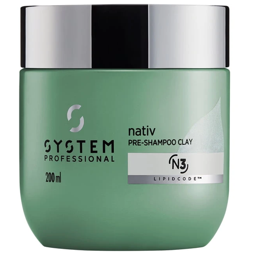 SYSTEM Professional Детокс-глина для кожи головы Nativ Pre-Shampoo Clay (N3), 200 мл