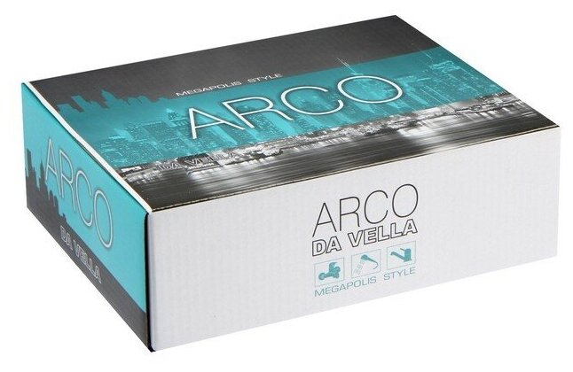 Смеситель ARCO кухня 40 мм, излив 15 см, ручка пластик, A4226 (Габариты одного изделия, м:0,21х0,1 - фотография № 5