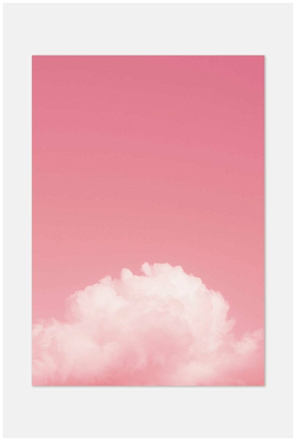 Постер для интерьера Postermarkt 40х50 см в тубусе Розовый #25