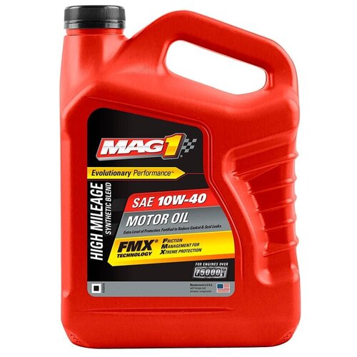 Моторное масло MAG 1 ® High Mileage Synthetic Blend 10W-40 (4,73 л)