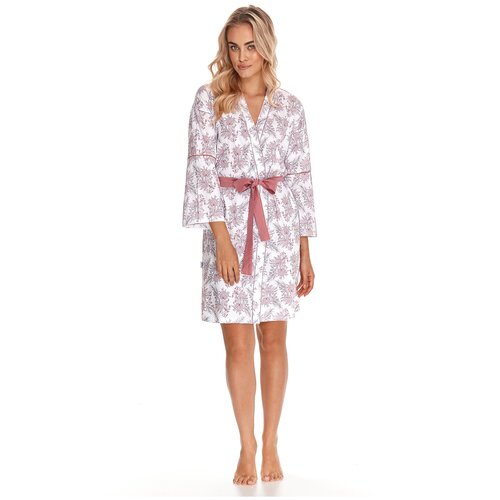 фото Халат женский taro giorgia 2787-01, розовый, хлопок 100% (размер: l)