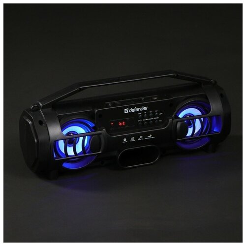 Портативная колонка Defender Beatbox 50 50Вт 3600мАч BT Type-C microSD IPX5 подсветка 1423900₽