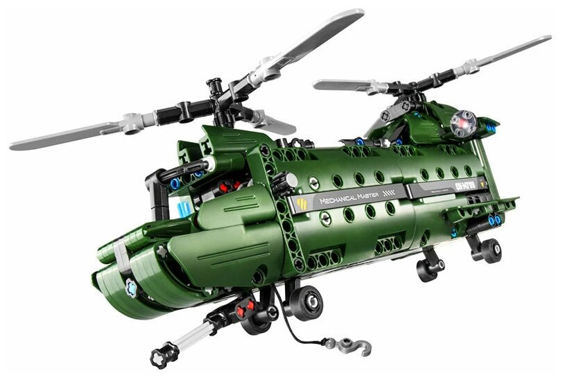 Конструктор QIHUI Военный вертолёт (2 в 1) 6809