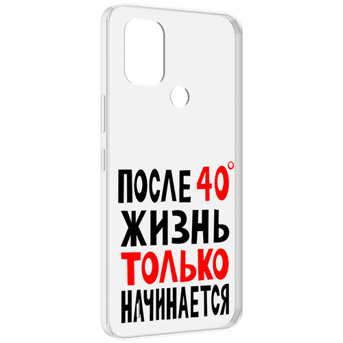 Чехол MyPads после 40 жизнь начинается для Nokia C31 задняя-панель-накладка-бампер чехол задняя панель накладка бампер mypads после 40 жизнь начинается для nokia c01 plus противоударный