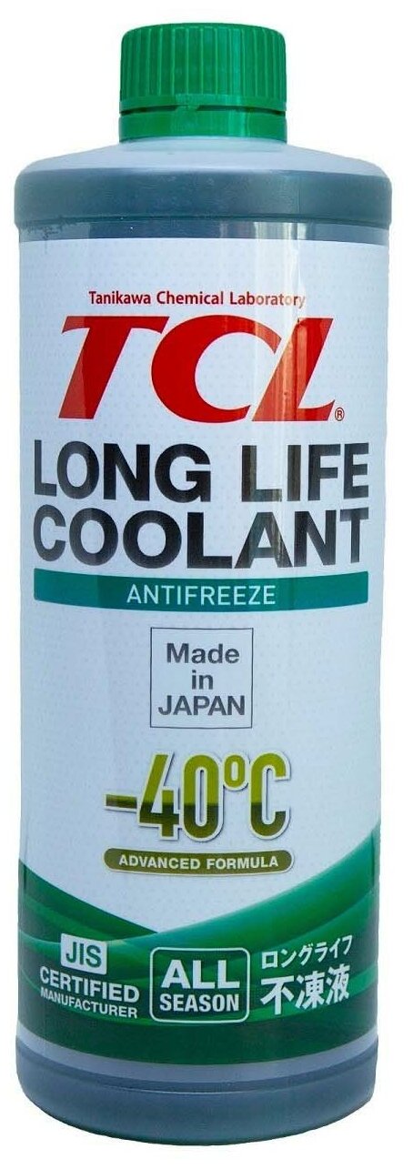 Антифриз TCL Super Long Life Coolant LLC33138 -40 1л зеленый