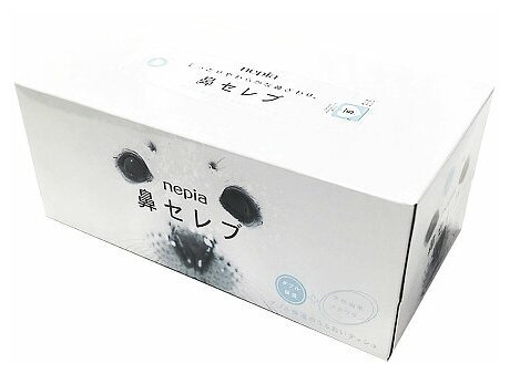 NEPIA Японские бумажные двухслойные салфетки Funny Noses 200 штук (1 коробка) - фотография № 3
