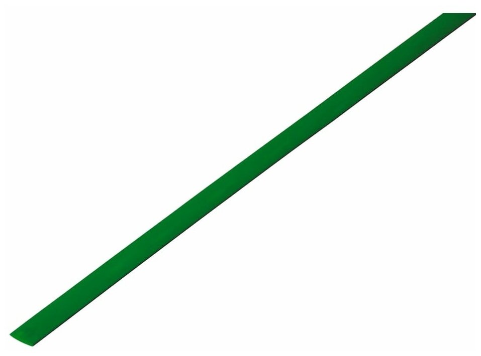 Термоусадочная трубка REXANT 3.5x1.75 мм (1 м) зеленый