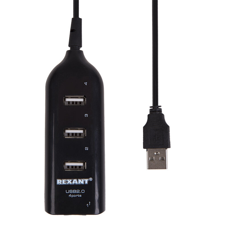 Разветвитель USB 20 на 4 порта REXANT
