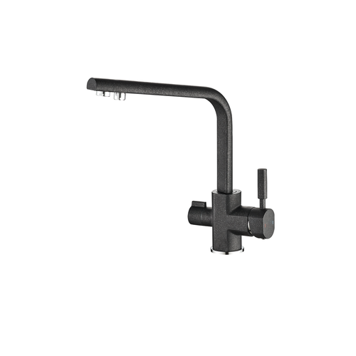 Смеситель для кухни G-1905 black pearl с возможностью подключения фильтра