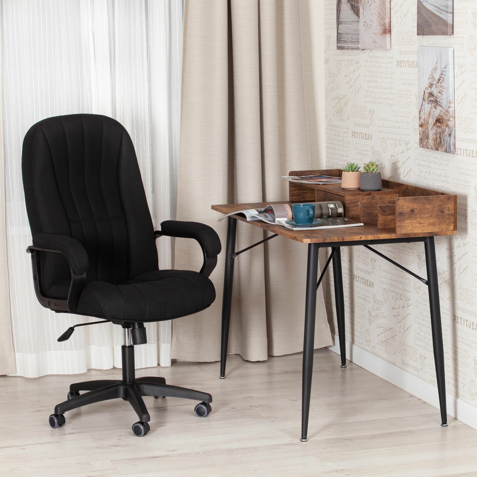 Компьютерное кресло TetChair CH 888, черный