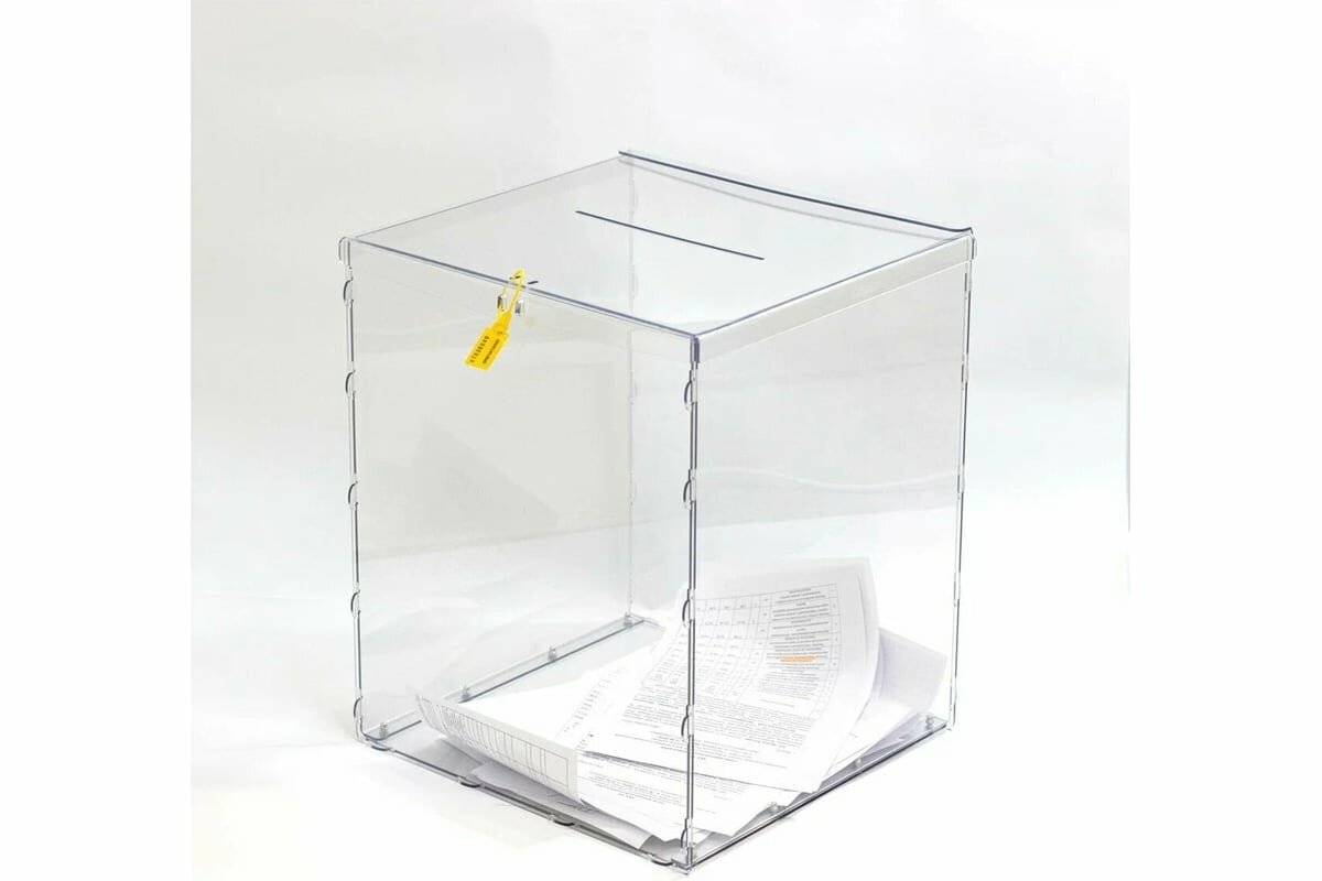CRYSTAL-BOX Урна для голосования хранения разборная №5 (40x40x50 см) urna5