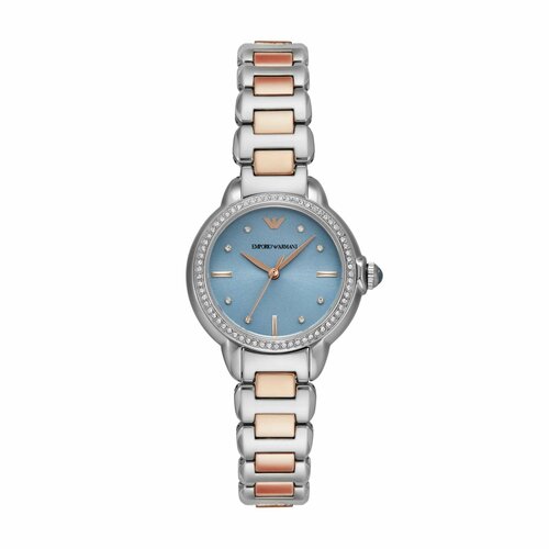 фото Наручные часы emporio armani, серебристо-золотистый
