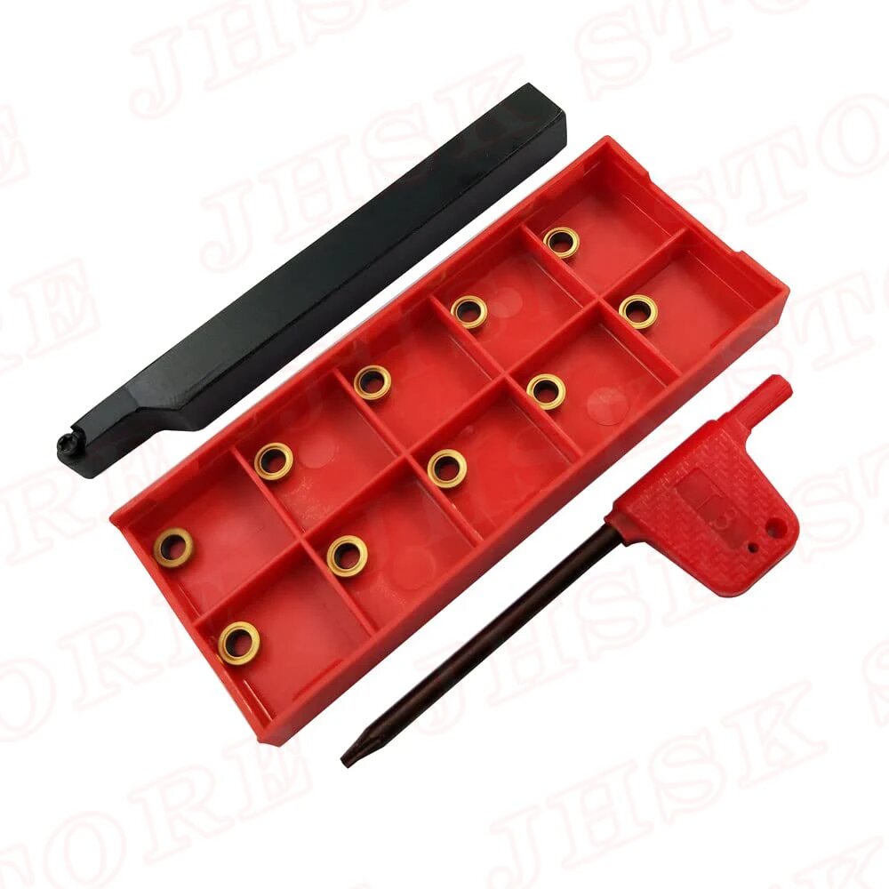 станки с ЧПУ 3/8 "SRACR1010H06 + RCMT0602 желтые токарные держатели 90 градусов токарный инструмент держатель, Assembly