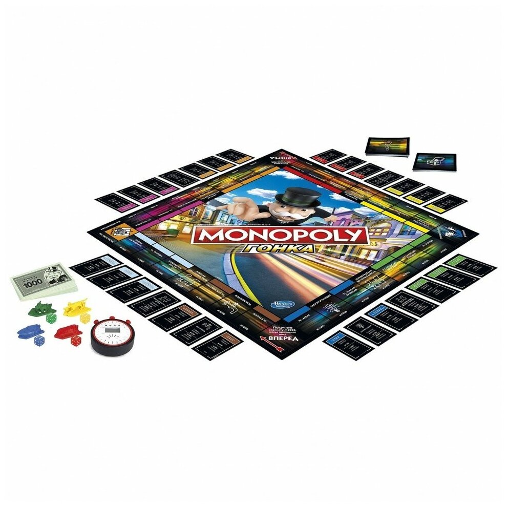 Игра настольная Hasbro Games (Games) Монополия Гонка — фото 1