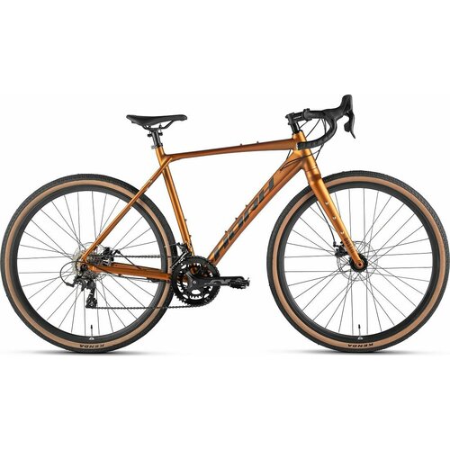 Велосипед гравийный HORH DUST MD 700C (2025) Copper взрослый алюминий, ригидной, дисковые механические тормоза