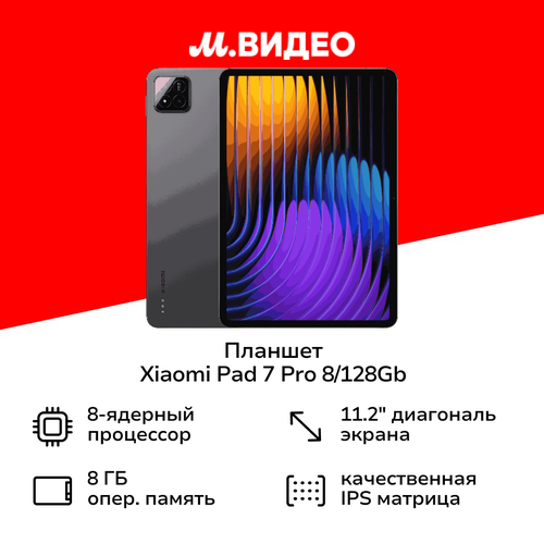 Планшет Xiaomi Pad 7 Pro 8128Gb Gray 4699900₽