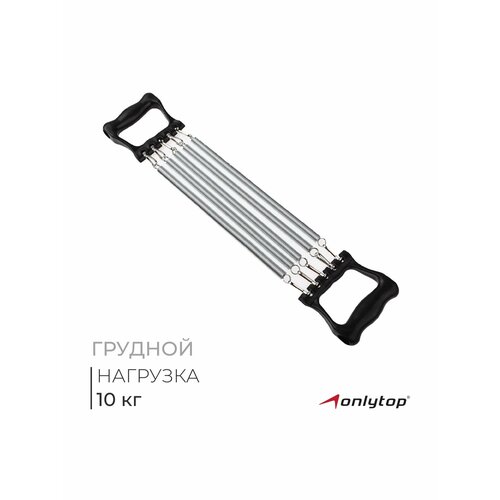 Эспандер грудной 59 х 12 х 2,5 см, детский, нагрузка до 10 кг, цвета микс