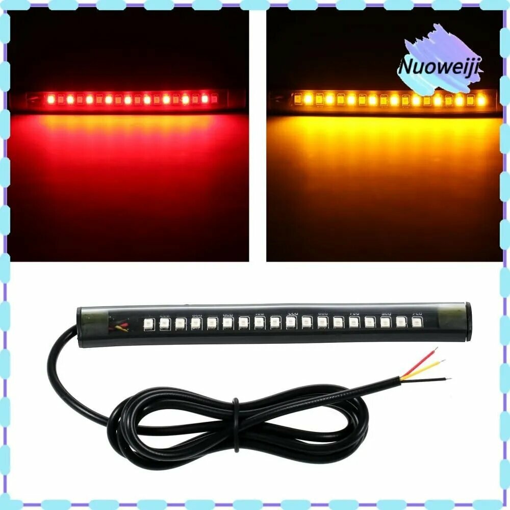 Светодиодная лента 12V, универсальная, гибкая, для мотоциклетных сигналов поворота и остановки
