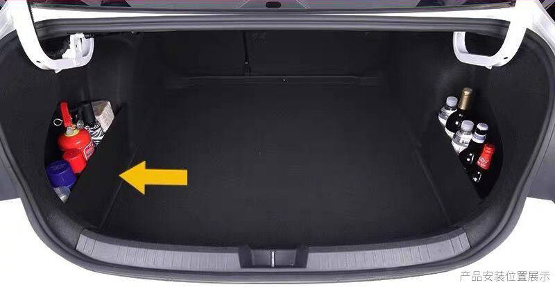 Угловой органайзер-пенал в багажник автомобиля с креплением на липучке, для удобного хранения (2 штуки)