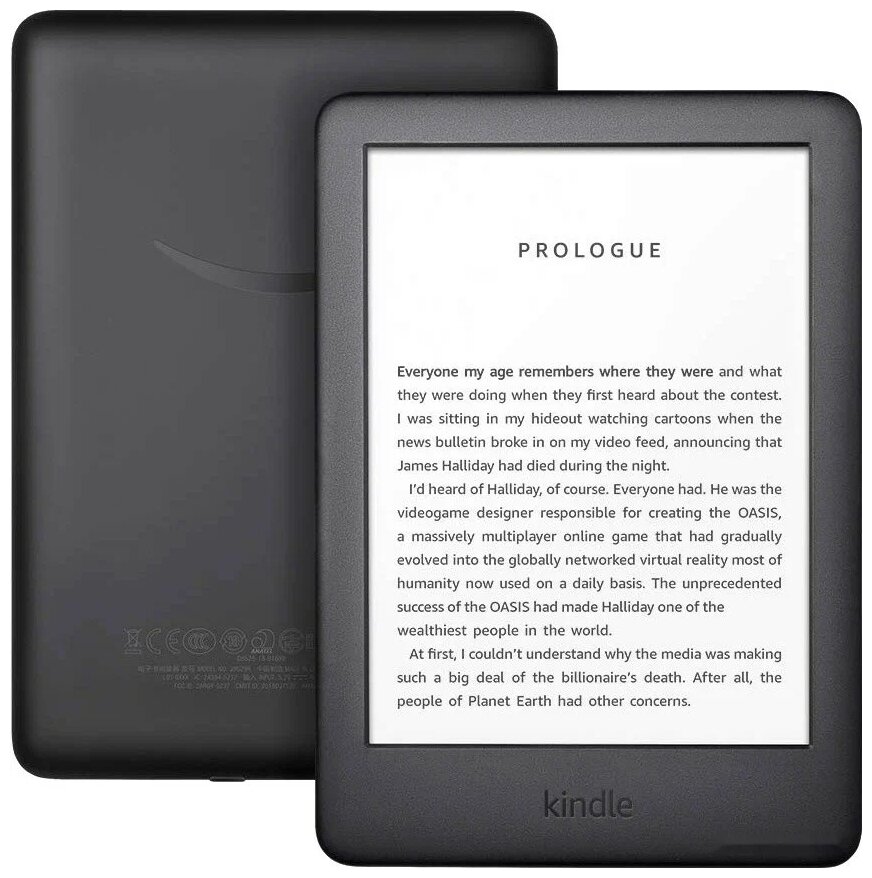 6" Электронная книга Amazon Kindle 10 2019-2020 8 Гб 800x600, E-Ink, 8 ГБ, black