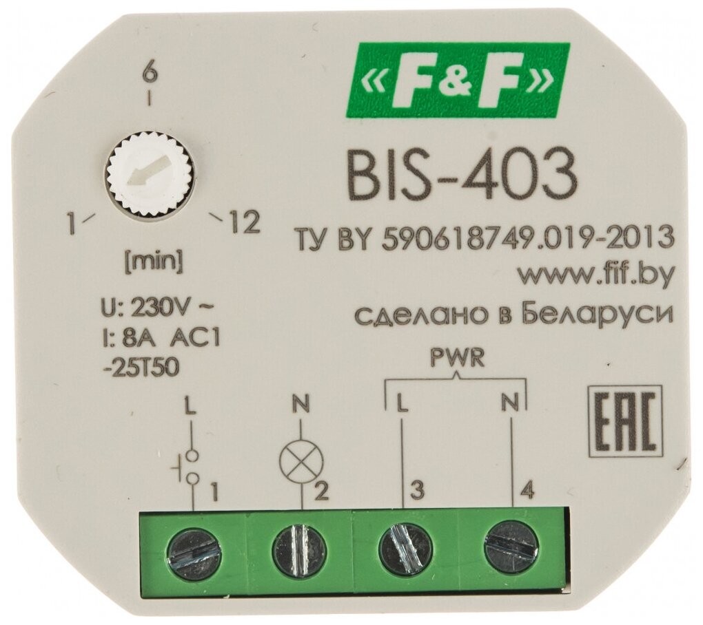 F&F BIS-403 импульсное реле