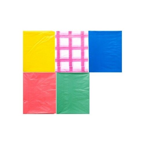 Скатерти 120х150 Скатерть полиэтиленовая цветная (Микс 2), набор 100 шт (СКТ38984)