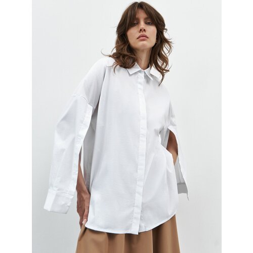 фото Рубашка gate31, классический стиль, размер xl, белый