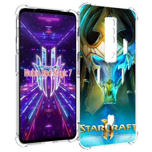 Чехол MyPads StarCraft II Legacy of the Void для ZTE Nubia Red Magic 7 задняя-панель-накладка-бампер чехол mypads starcraft ii legacy of the void для zte nubia red magic 7s pro задняя панель накладка бампер