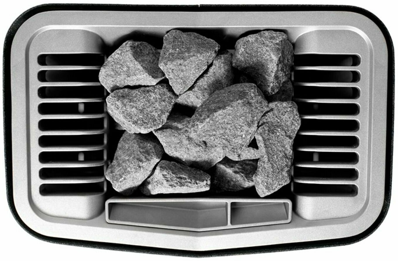 Электрическая печь для сауны Tylo SENSE SPORT 8 черного цвета со встроеным пультом - фотография № 2