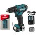 Дрель-шуруповерт Makita DF333DAX13, 12 В Li-Ion 2x2 Ач