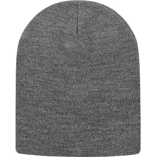 Шапка бини Street caps, вязаная, размер 54-60, серый
