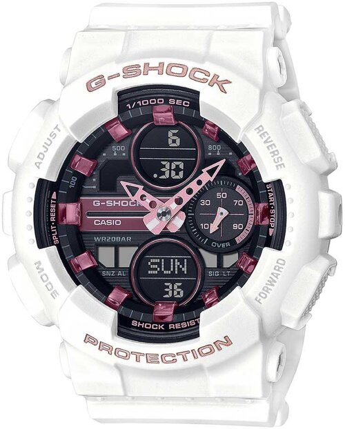 Наручные часы CASIO G-Shock GMA-S140M-7A, серебряный, черный