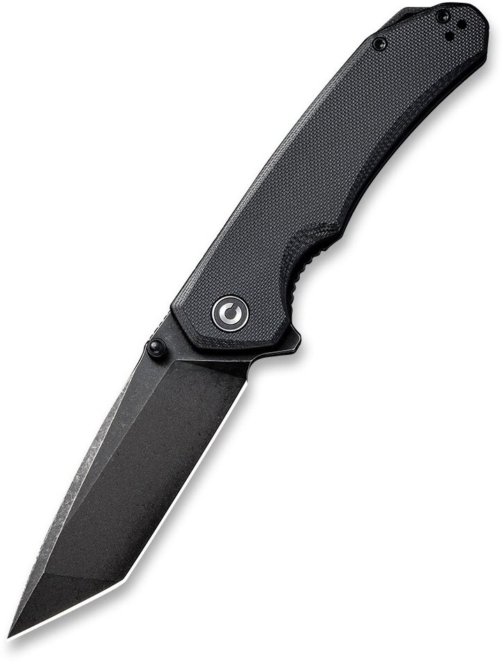 Складной туристический нож CIVIVI Brazen D2 Steel Black stonewashed Handle G10 Black C2023C