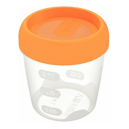 Емкость для продуктов с завинчивающейся крышкой Twist 0,4л оранжевый