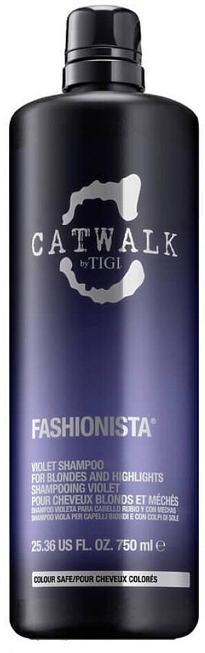 TIGI CATWALK FASHIONISTA VIOLET Шампунь для сохранения холодного оттенка осветленных волос 750 мл