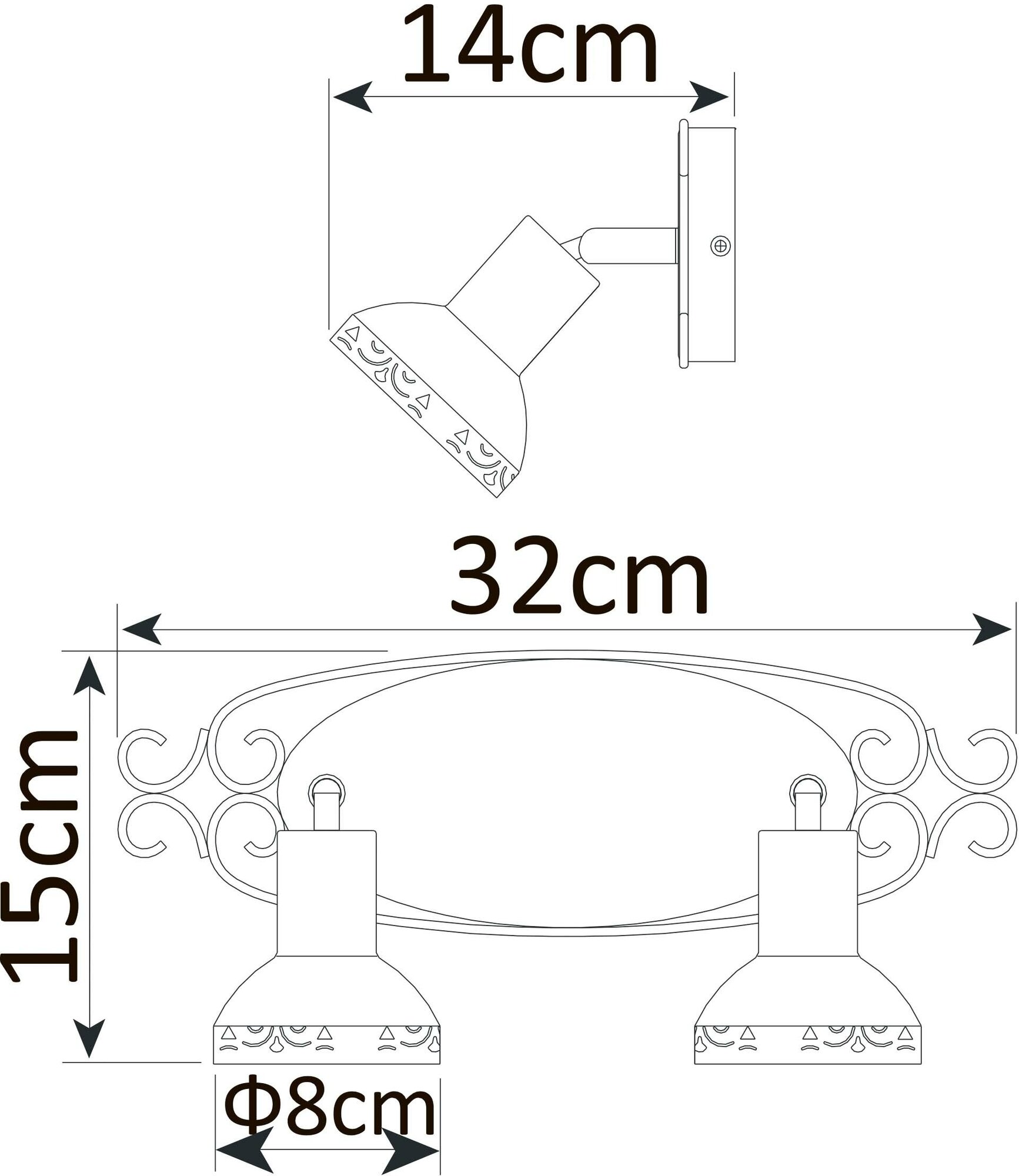 Светильник настенный Artelamp A5219AP-2AB - фото №12