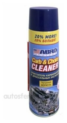 Очиститель Карбюратора +20% 340 Мл ABRO арт. CC110