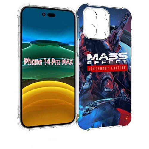 Чехол MyPads Mass Effect Legendary Edition для iPhone 14 Pro Max задняя-панель-накладка-бампер чехол mypads mass effect legendary edition для realme x50 pro задняя панель накладка бампер