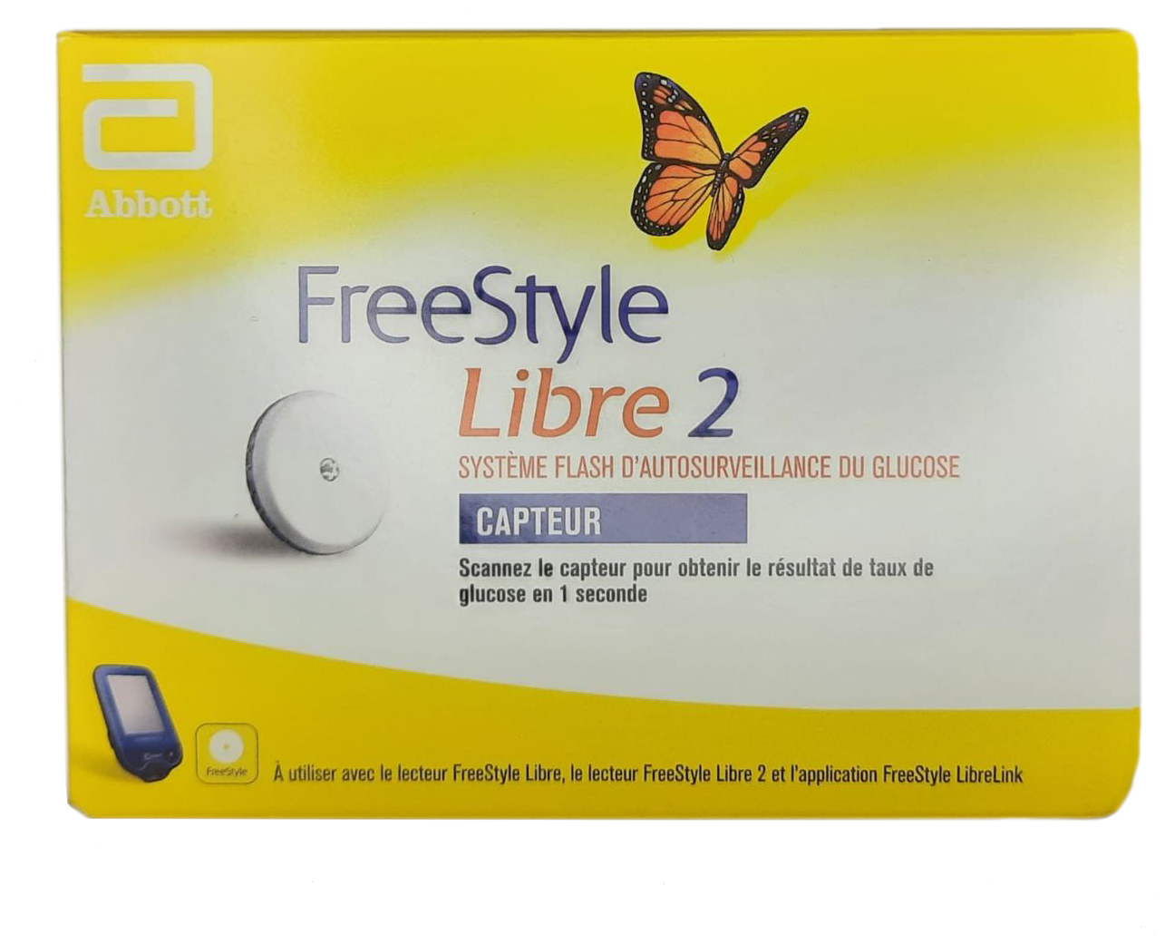 FreeSryle Libre 2 Глюкометр (Франция)