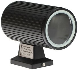 Светильник уличный настенный односторонний НБУ LINE-1хA60-BL алюминиевый под лампу 1хA60 E27 черный IP65 IN HOME 4690612037936