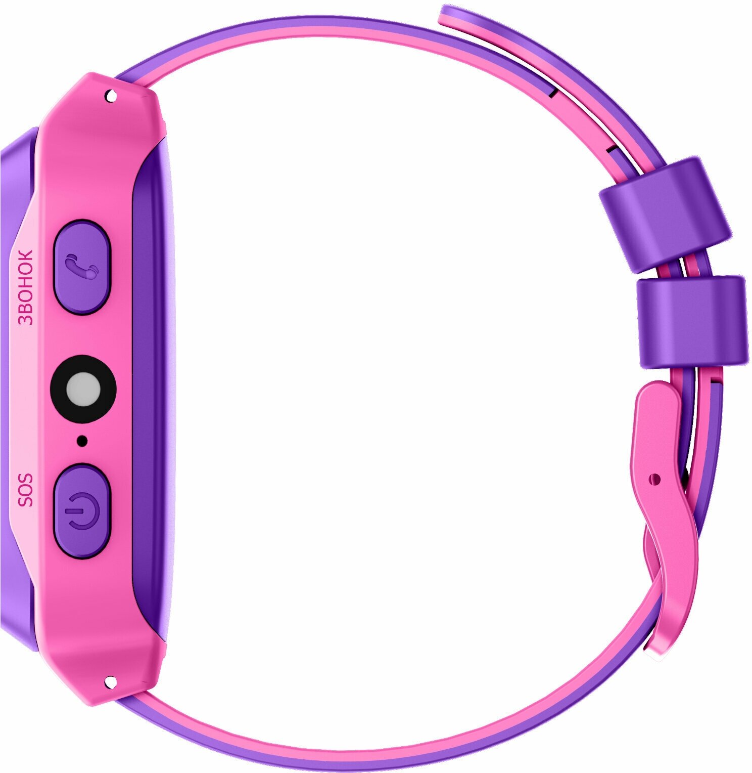 Часы-телефон Leef детские Kids Pulsar, фиолетово-розовые - фото №8