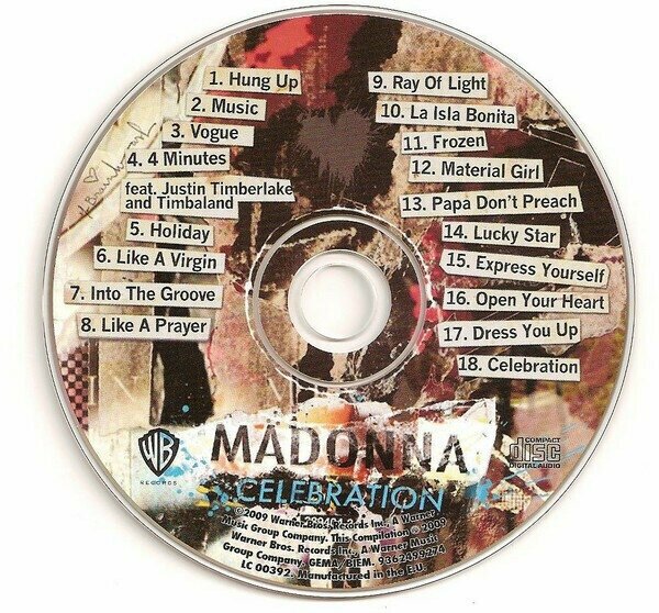 Madonna Celebration CD Медиа - фото №8