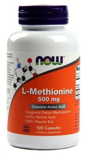 L-Methionine 500 мг 100 капс (NOW)