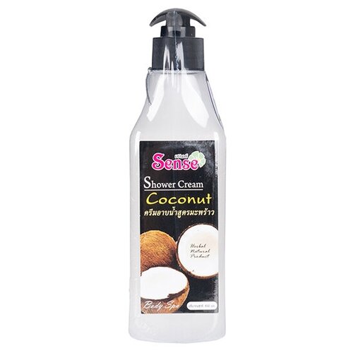 Гель для душа Sense Кокос, без сульфатов и парабенов, 450 мл.