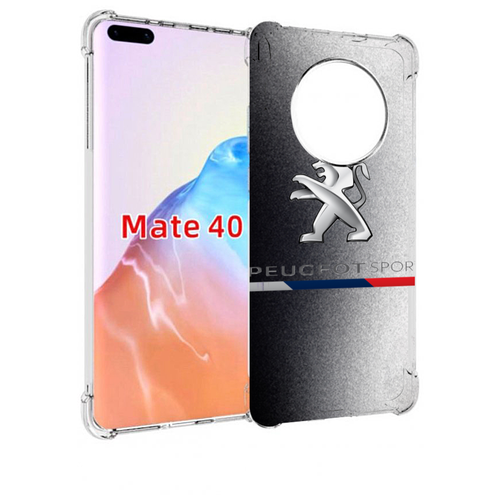 Чехол MyPads пежо-peugeot-1 для Huawei Mate 40 / Mate 40E задняя-панель-накладка-бампер