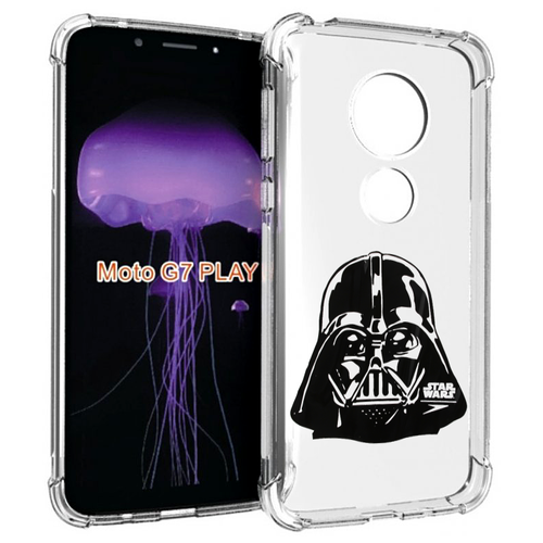 Чехол MyPads Звездные-войны для Motorola Moto G7 Play задняя-панель-накладка-бампер