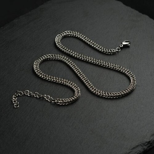 Цепь Алёна Китаева Персия, длина 40 см, серебряный