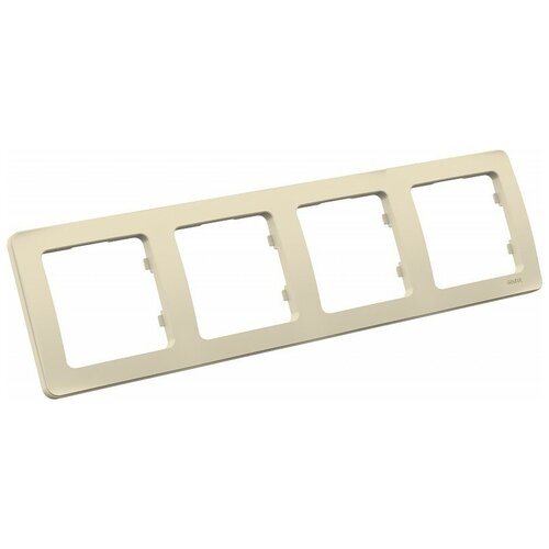 MASTER Рамка на 4 поста, слоновая кость Р404-01 HEGEL