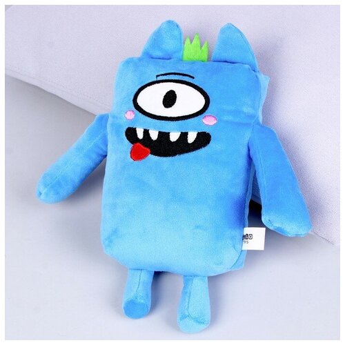 Milo toys Мягкая игрушка монстрик, цвет синий, 14 х 21,5 х 7 см milo toys магнит обожаю сердечко 7×7 см