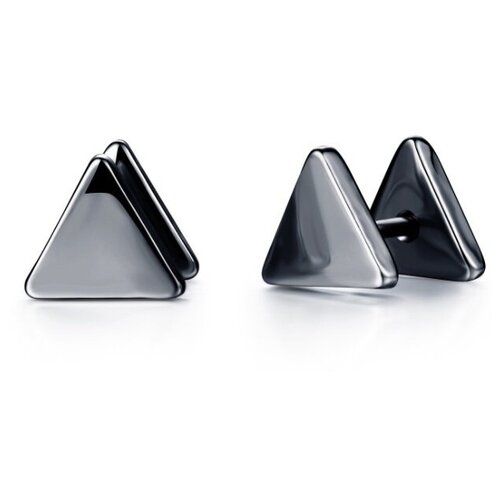 Серьги треугольники из стали. SE-186K